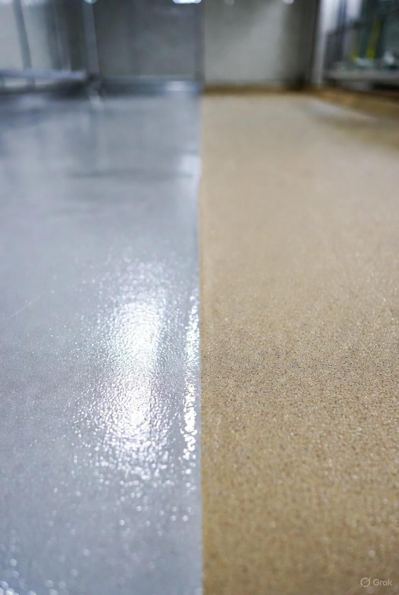 کفپوش اپوکسی آنتیباکتریال نانوسیلور یا کفپوش PVC یکپارچه ضدلغزش؟ جنگ نهایی کف اتاق تمیز در سال ۱۴۰۴ + مقایسه واقعی ۳۰ پروژه ایرانی